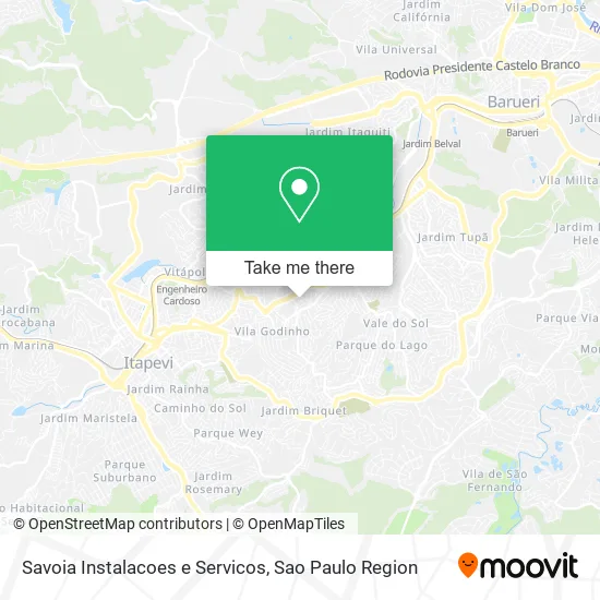 Savoia Instalacoes e Servicos map