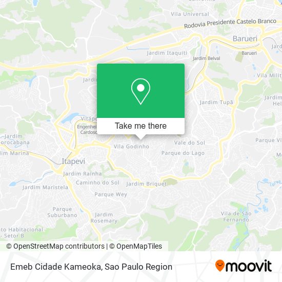 Mapa Emeb Cidade Kameoka