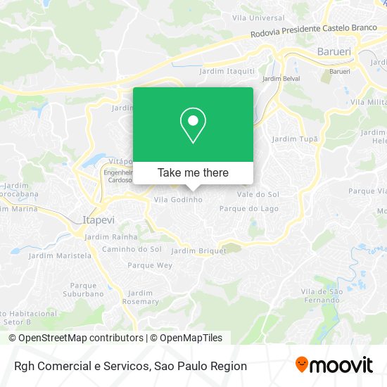 Rgh Comercial e Servicos map