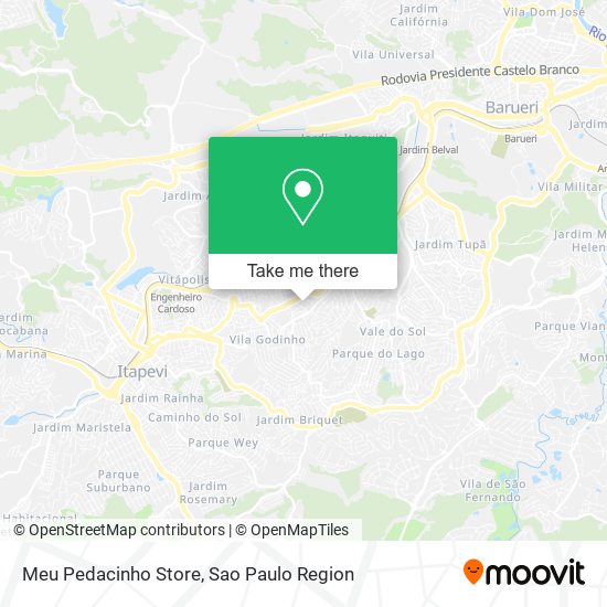 Meu Pedacinho Store map