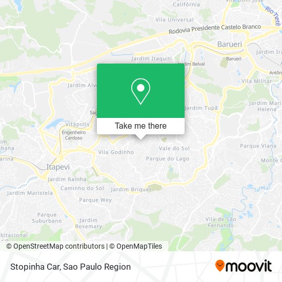 Stopinha Car map