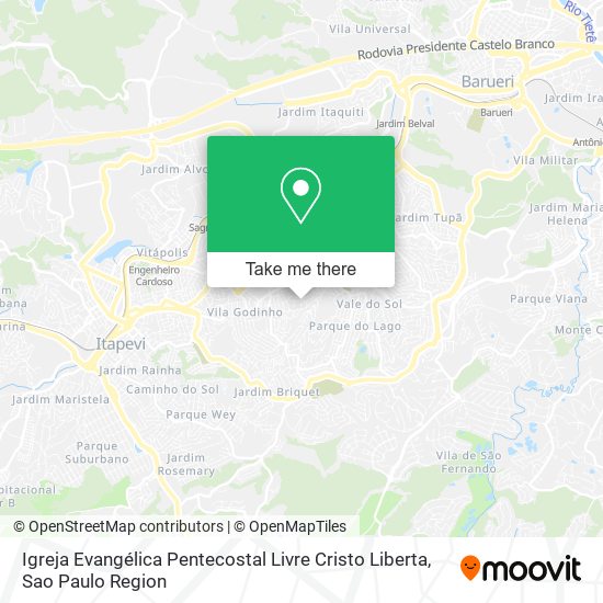 Igreja Evangélica Pentecostal Livre Cristo Liberta map