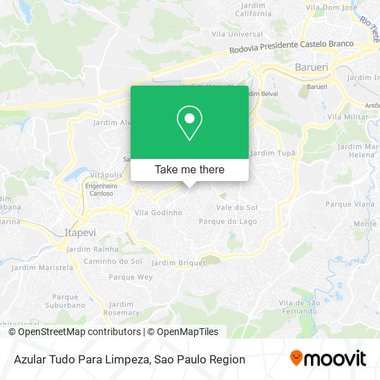 Azular Tudo Para Limpeza map
