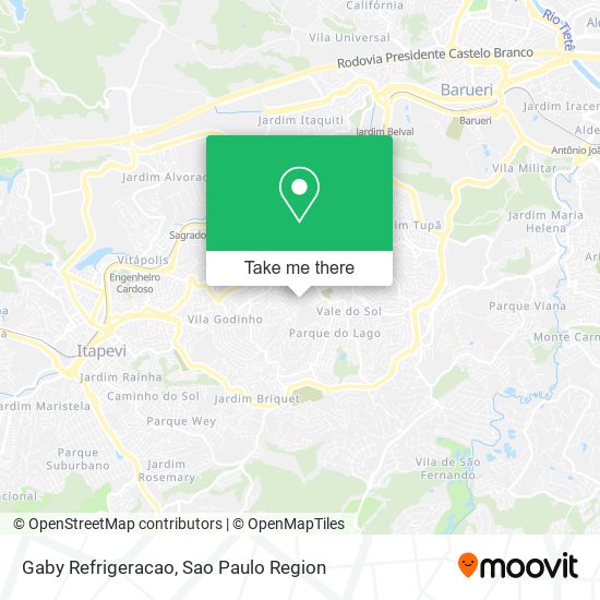 Gaby Refrigeracao map