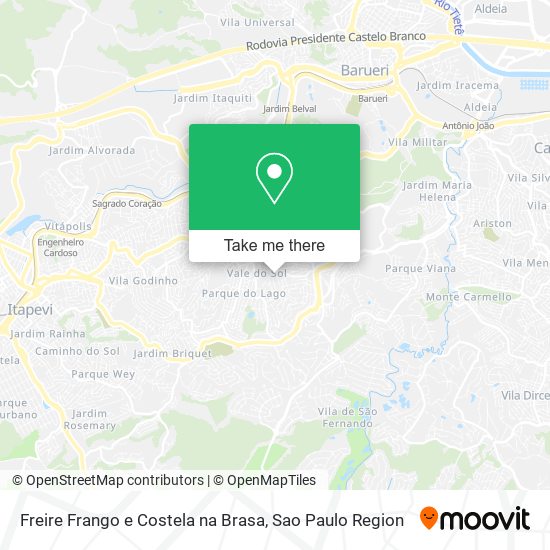 Freire Frango e Costela na Brasa map