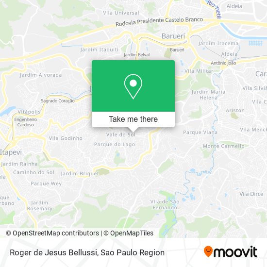 Mapa Roger de Jesus Bellussi