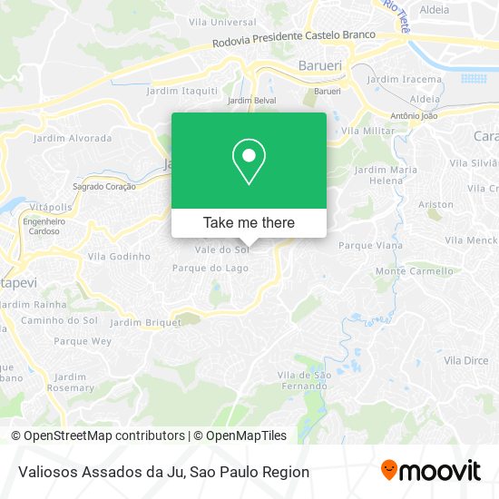 Valiosos Assados da Ju map