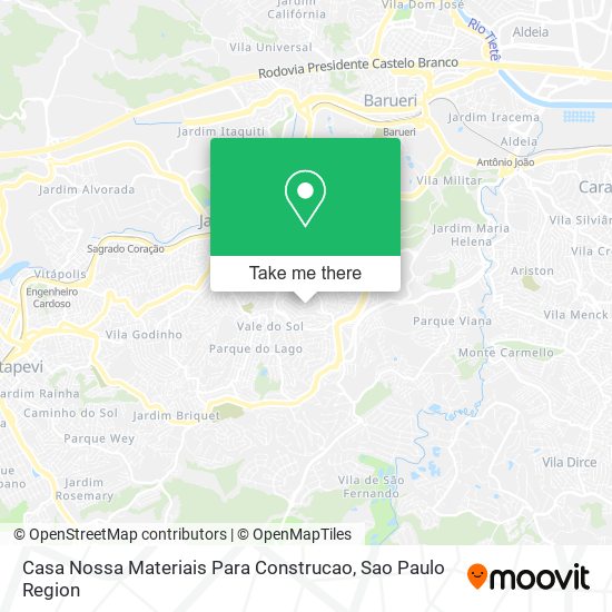 Mapa Casa Nossa Materiais Para Construcao