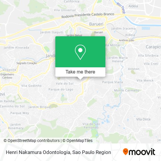 Henri Nakamura Odontologia map