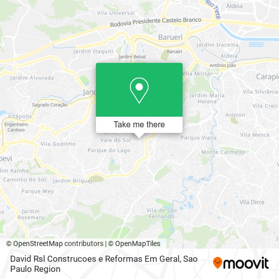 David Rsl Construcoes e Reformas Em Geral map