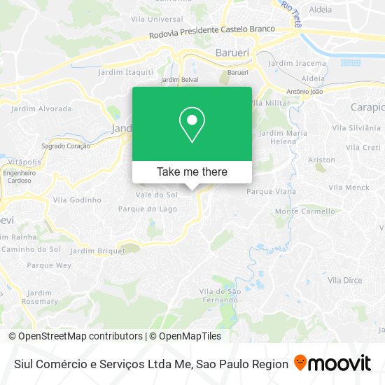 Siul Comércio e Serviços Ltda Me map