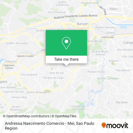 Andressa Nascimento Comercio - Mei map