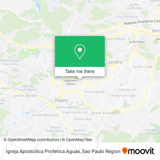 Igreja Apostolica Profetica Aguas map