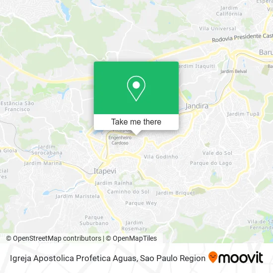 Igreja Apostolica Profetica Aguas map