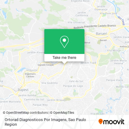 Ortorad Diagnosticos Por Imagens map