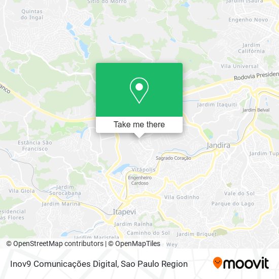 Inov9 Comunicações Digital map