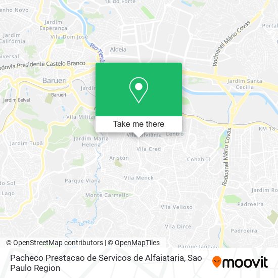 Mapa Pacheco Prestacao de Servicos de Alfaiataria