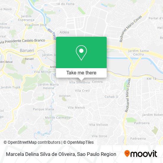 Marcela Delina Silva de Oliveira map