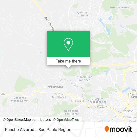 Mapa Rancho Alvorada