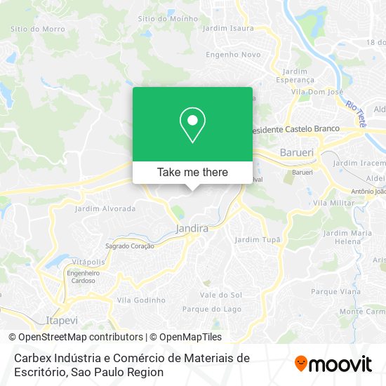 Carbex Indústria e Comércio de Materiais de Escritório map