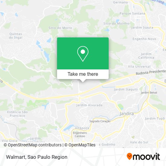 Walmart map