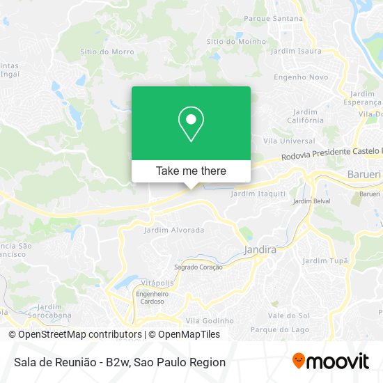 Sala de Reunião - B2w map