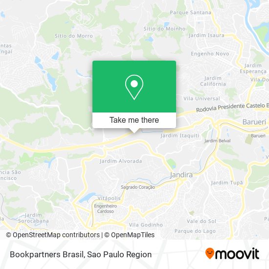 Bookpartners Brasil map