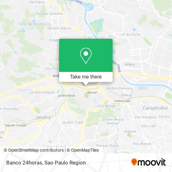 Mapa Banco 24horas