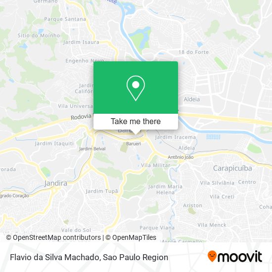 Flavio da Silva Machado map