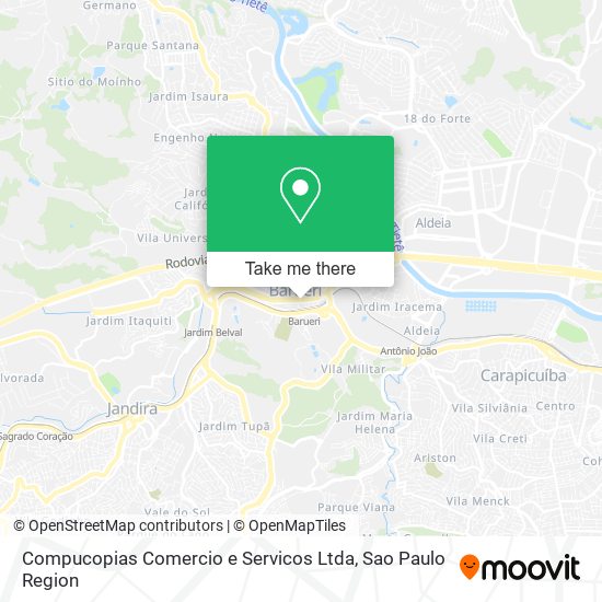 Compucopias Comercio e Servicos Ltda map