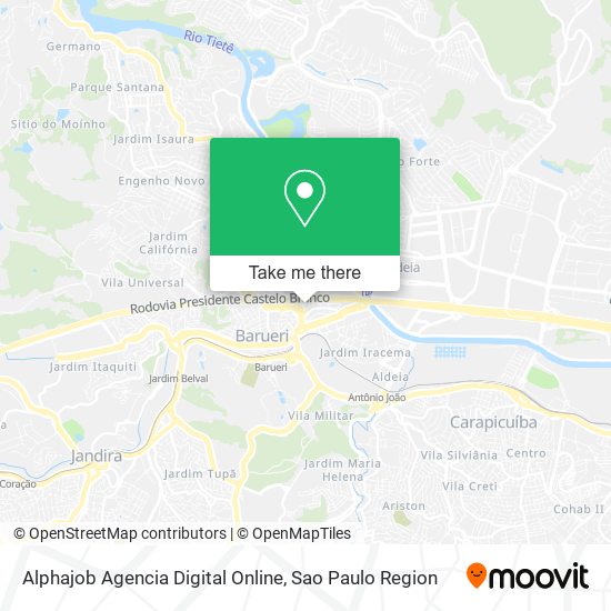 Alphajob Agencia Digital Online map