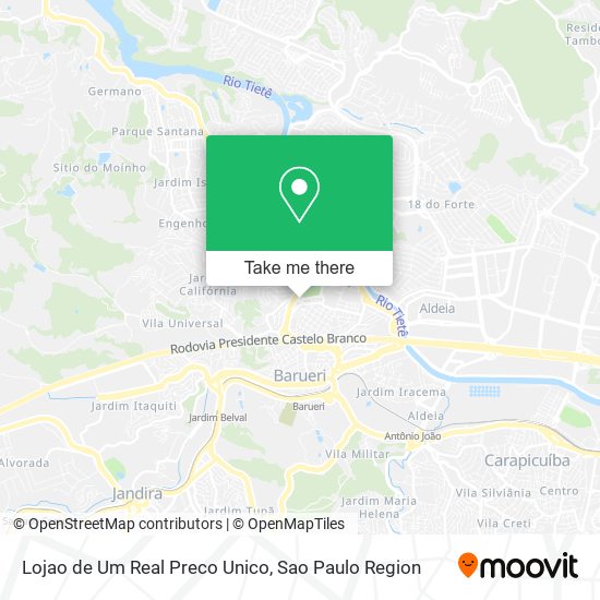 Lojao de Um Real Preco Unico map