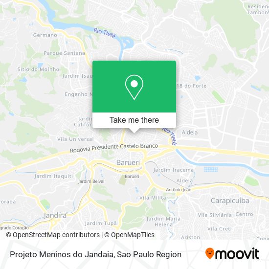 Projeto Meninos do Jandaia map