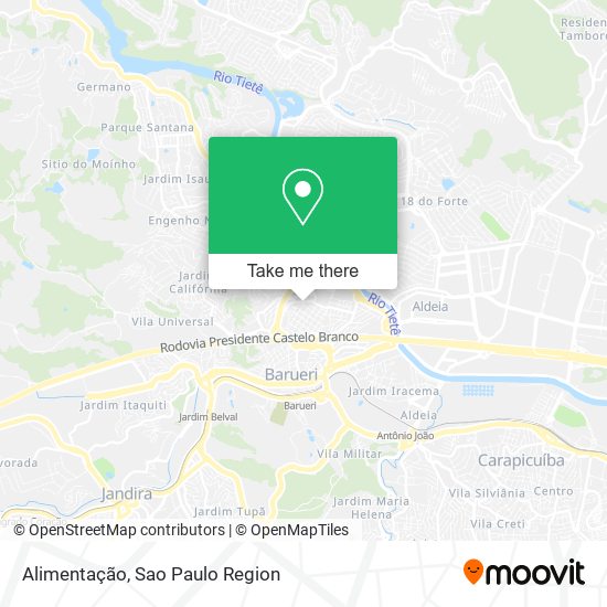 Alimentação map