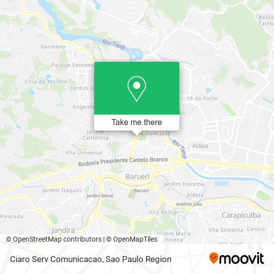 Ciaro Serv Comunicacao map