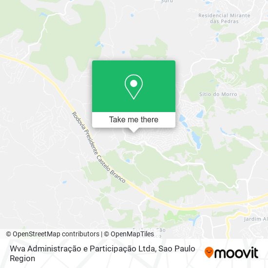 Mapa Wva Administração e Participação Ltda