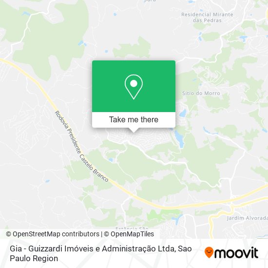 Mapa Gia - Guizzardi Imóveis e Administração Ltda