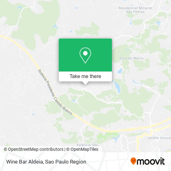 Wine Bar Aldeia map