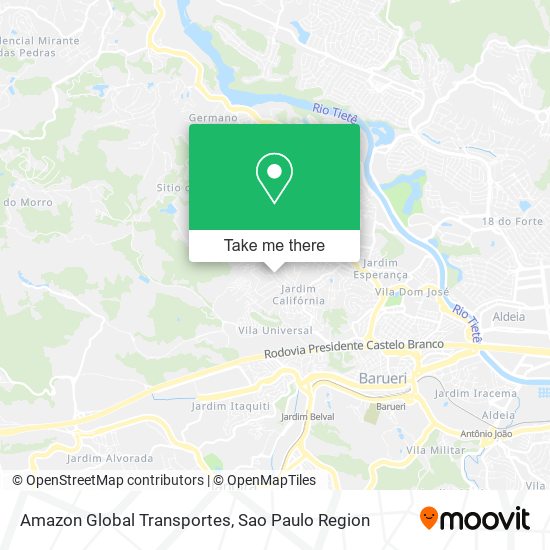 Mapa Amazon Global Transportes