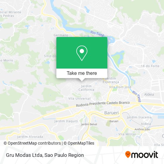 Gru Modas Ltda map