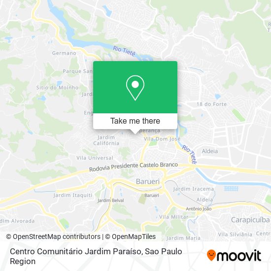 Centro Comunitário Jardim Paraíso map