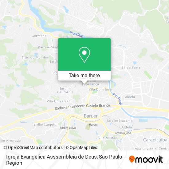 Igreja Evangélica Asssembleia de Deus map
