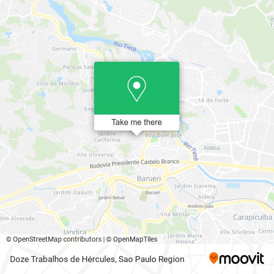 Doze Trabalhos de Hércules map