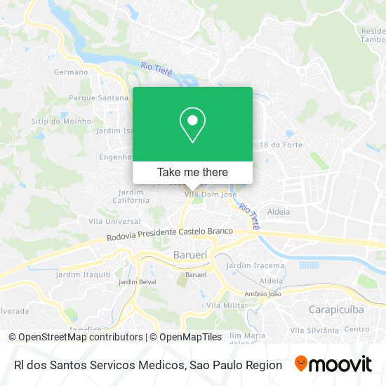 Mapa Rl dos Santos Servicos Medicos