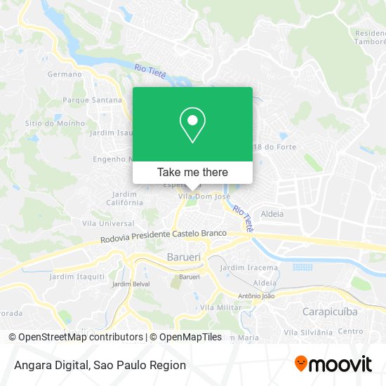 Angara Digital map