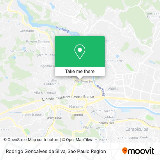 Rodrigo Goncalves da Silva map