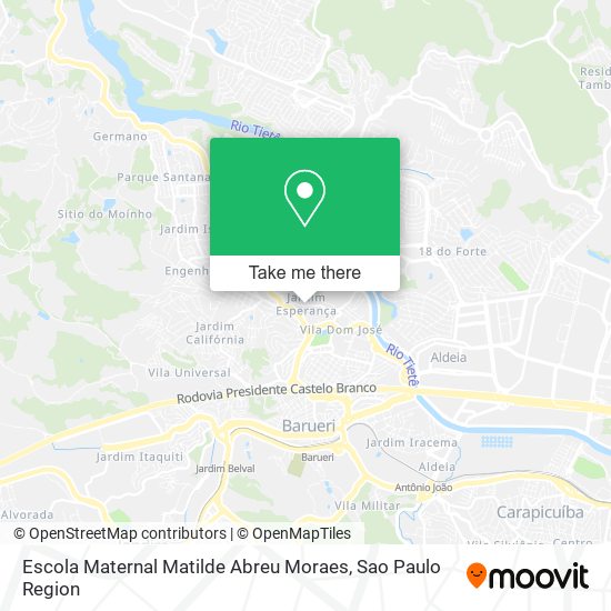 Escola Maternal Matilde Abreu Moraes map