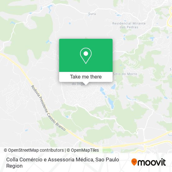 Colla Comércio e Assessoria Médica map