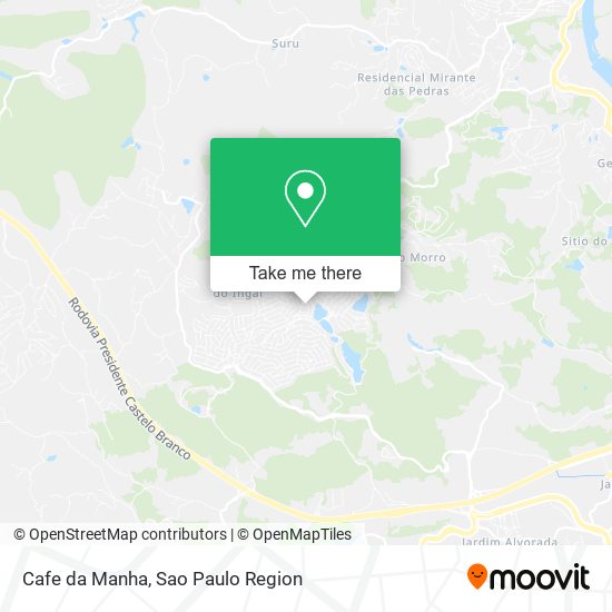 Cafe da Manha map