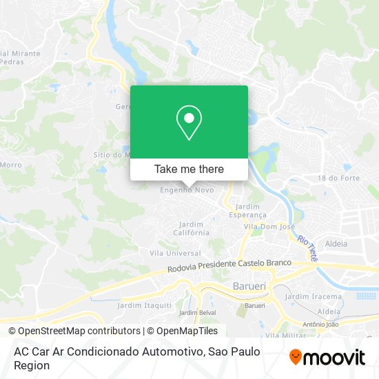 Mapa AC Car Ar Condicionado Automotivo